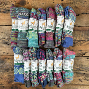 Jacquard Print Socks