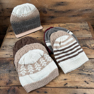 Cozy Hand-Knit Pattern Hats By Erica
