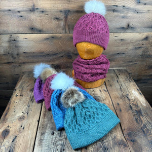 Oak Bay Brim Hat with Removable Pom Pom - Dyed