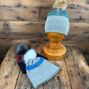 Bay of Fundy Hat with Removable Pom Pom - Dyed