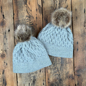 Oak Bay Brim Hat with Removable Pom Pom - Natural