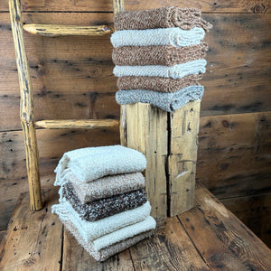 Hand-Woven Scarves - Boucle