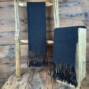 Woven Scarves with Beading