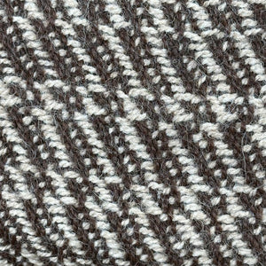 Hand-Woven Scarves in Shades of Brown