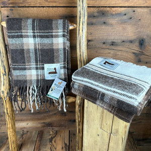 Alpaca Blanket Project Woven Scarves