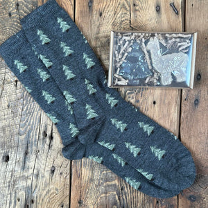 Christmas Tree Socks and Soap