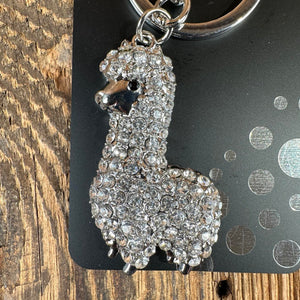 Sparkling Alpaca Keychain
