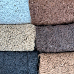 Rustic Hand-knit Scarf