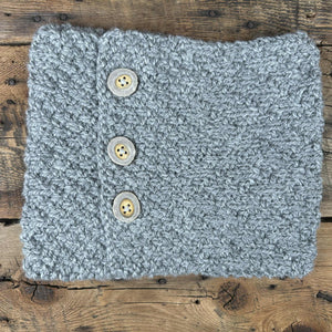 Button Knit Cowls by Marcella