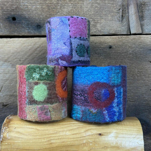 Felted Cuffs by Shannon