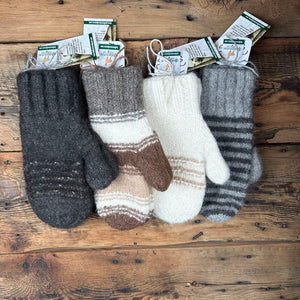 Single-Knit Felted Mittens by Marcella