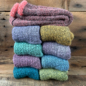 Full-Length Terry Socks - Hand-Dyed