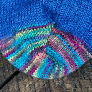 Retro Ribbed Ankle Socks