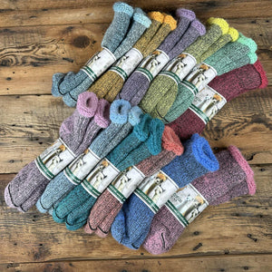 Shorty Terry Socks - Hand-Dyed