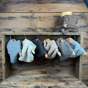 Button Knit Cowls by Marcella