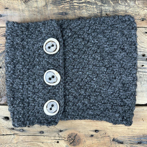 Button Knit Cowls by Marcella