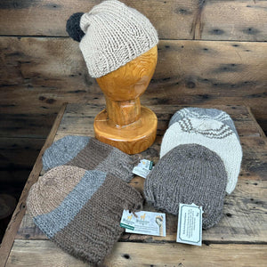 Bulky-Knit Slouch Hats