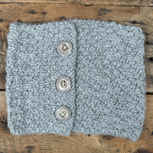 Button Knit Cowls by Marcella