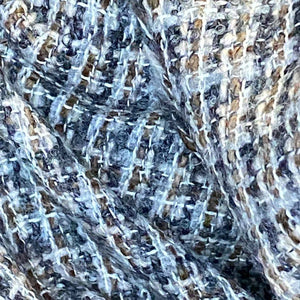 Earthy Plaid Woven Scarf