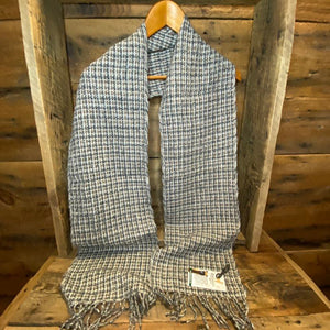 Earthy Plaid Woven Scarf
