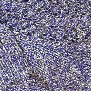 Detailed Patterned Hand-Knit Ladies' Socks - by Marcella