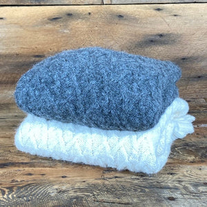 Women's Lattice Cable Mock