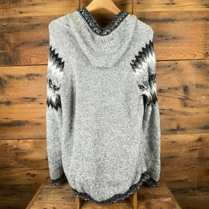 Tapered Traditional Sweater with Hood