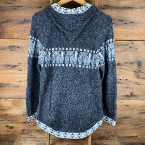 Tapered Traditional Sweater with Hood