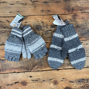 Peruvian Double-Knit Reversible Glittens