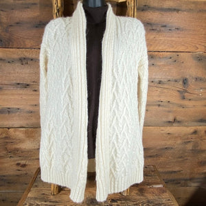 Women's Lattice Cable Cardigan