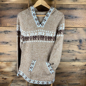 Tapered Traditional Sweater with Hood