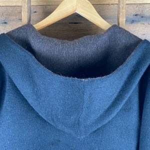 Hooded Women's Fully-Reversible Felted Coat