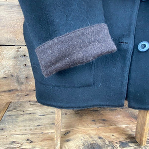 Hooded Women's Fully-Reversible Felted Coat