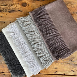 100% Alpaca Woven Throw