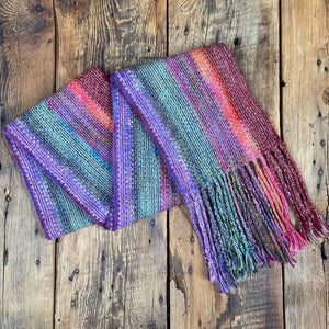 Custom Hand-Knit Scarf - Dyed