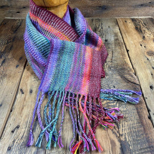 Custom Hand-Knit Scarf - Dyed