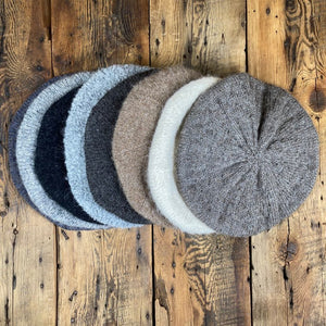 Hand-Knit Alpaca Tams - by Kathleen Carty