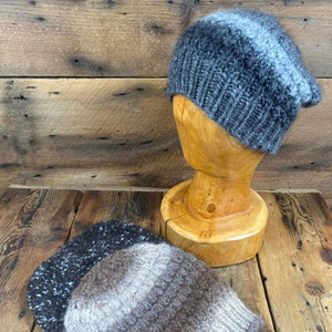 Chunky Lopi Slouch Hat - Natural Colours