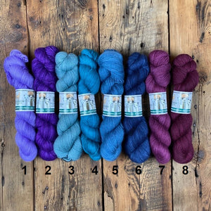 Fine-Weight Yarn - Hand-Dyed Colourful