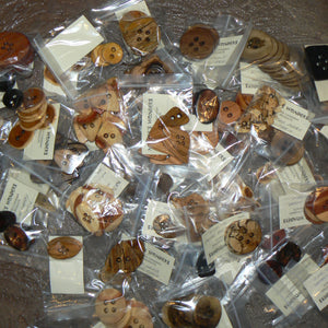 Hand-made Wooden Buttons