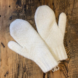 Children's Peruvian Double-Knit Reversible Mittens
