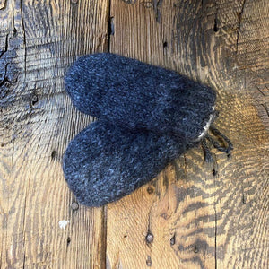 Children's Peruvian Double-Knit Reversible Mittens