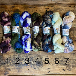 Medium-Weight Hand-Dyed Yarn