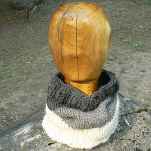 The Almonte - Colour-blocked Cowl