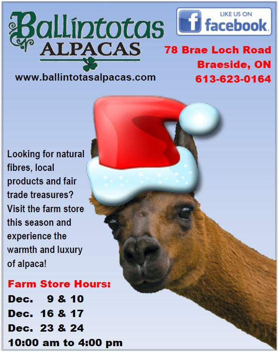 Farm Store Christmas Hours | 2017/12/09-2017/12/10