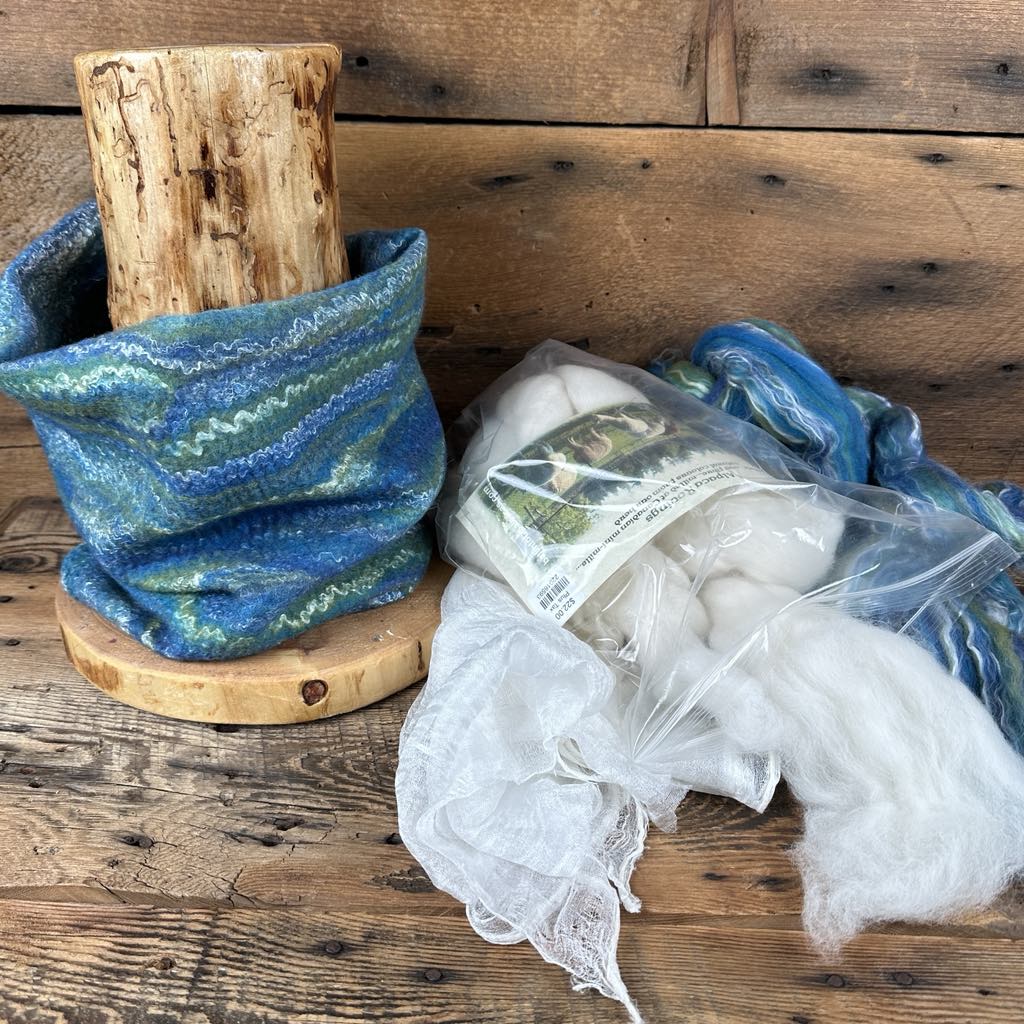 Nuno Felted Cowl by Shannon