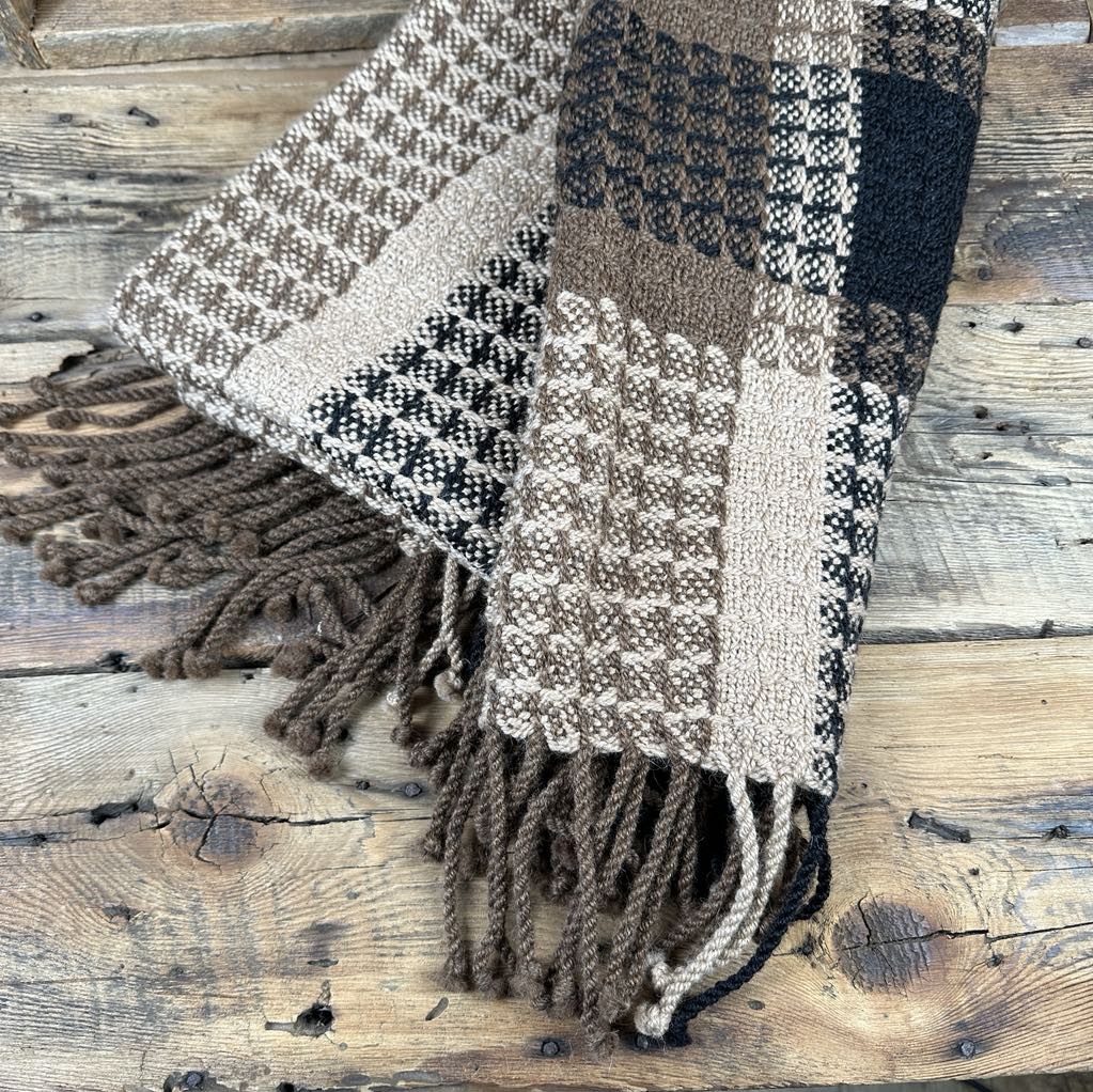 Hand-Knit Throw