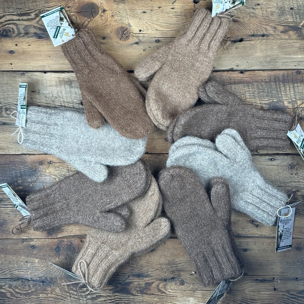 Single-Knit Felted Mittens by Joanne