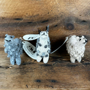 Peruvian Hand-Held Knit Baby Plushies