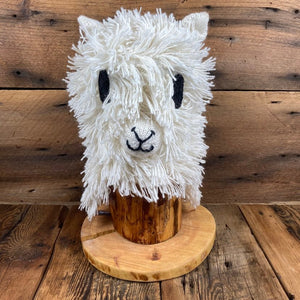 Alpaca Face Hat with Ear Flaps